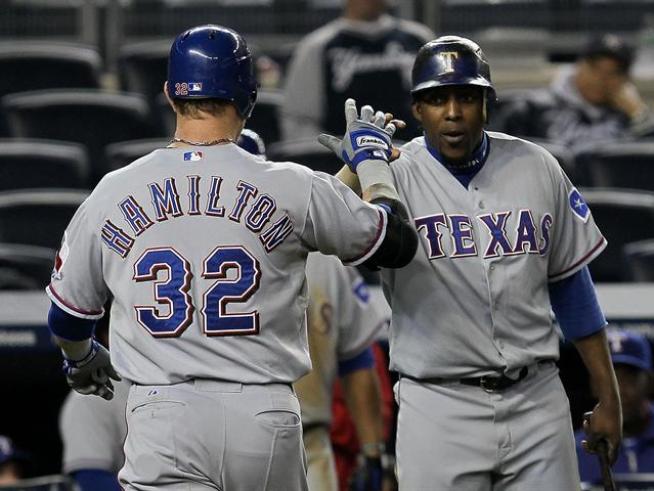 Texas Rangers Josh Hamilton on game four of the ALCS. More at <a href=