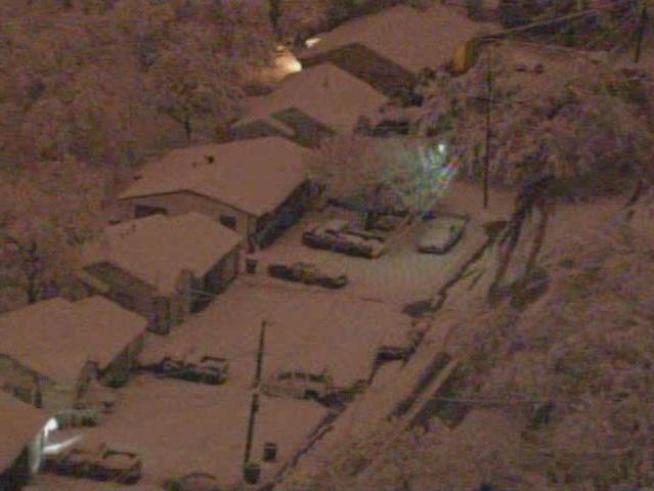Power arcing after Thursday's snowstorm