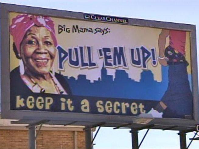 A new campaign to get kids to pull up their pants hits <a title=