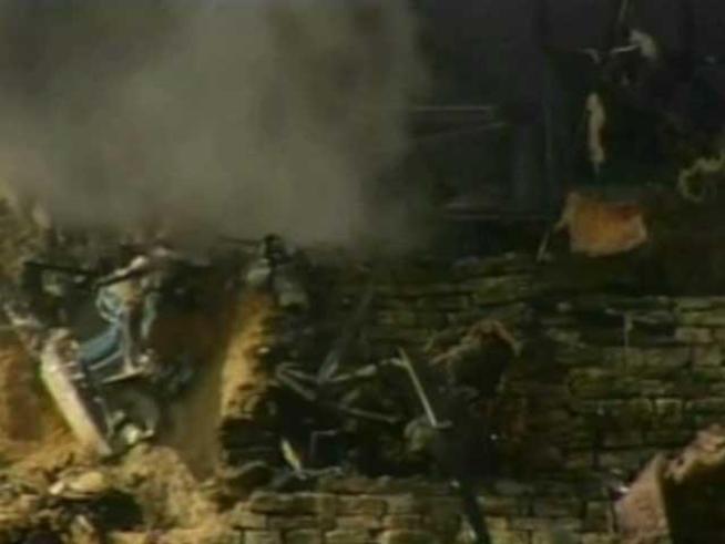 A small plane left a huge hole in the side of a 7-story office building in austin.