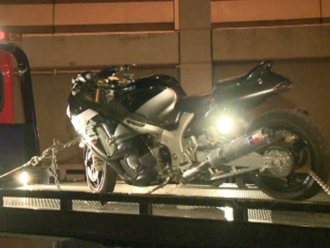 Motorcycle crash Central Expressway in <a title=