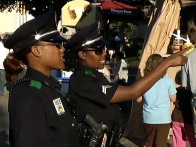 Police officers armed with Blackberries are testing a GPS-based, officer-tracking system.