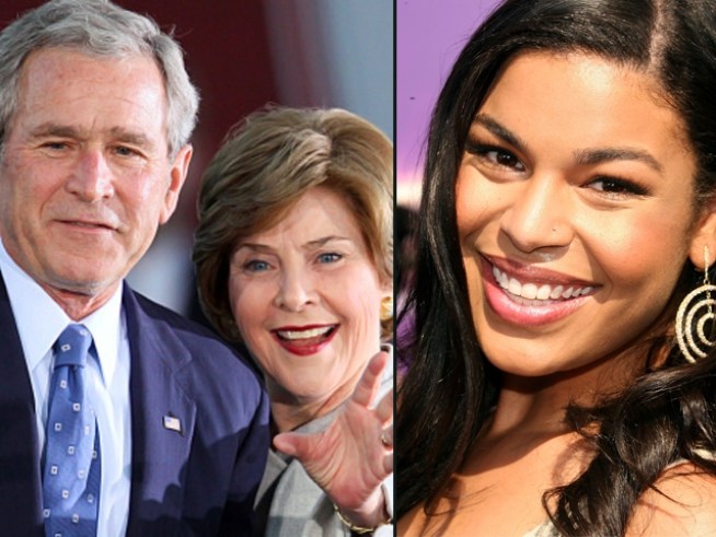 Six-hundred North Texas students filled the Cowboys Stadium Monday as Former President George W. Bush, Mrs. Laura Bush and Jordin Sparks joined organizers of the 2011 Super Bowl in announcing a new education initiative.