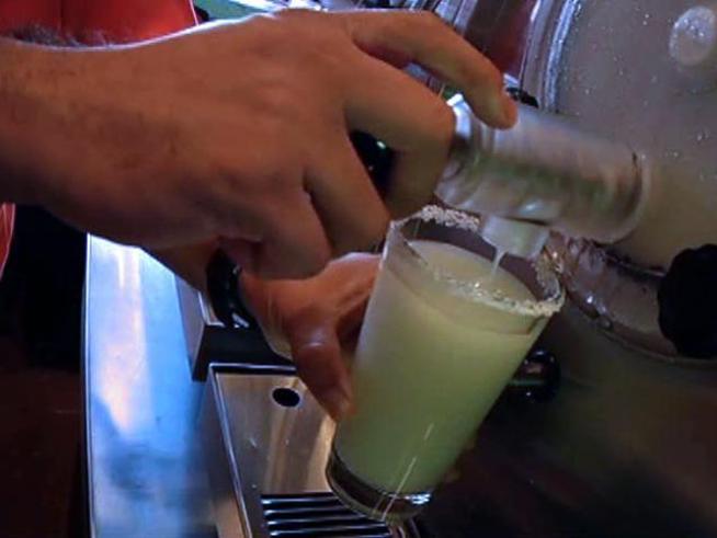 The frozen margarita machine makes the <a title=