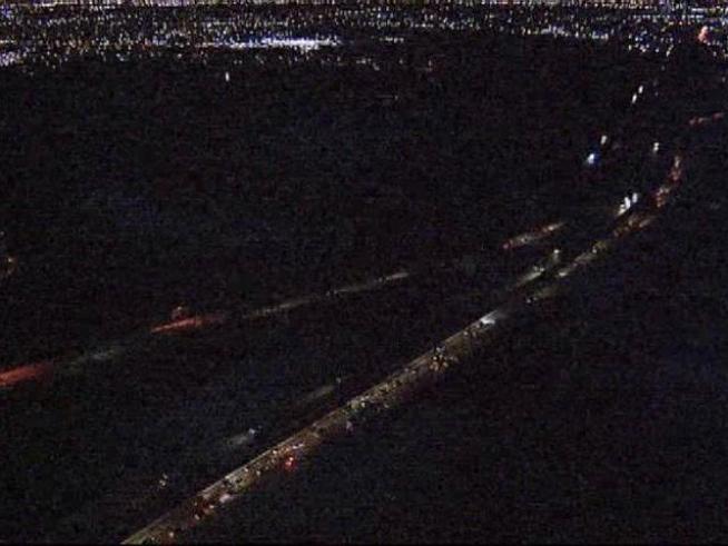 Chopper 5 caught a rolling blackout on camera near I-35 and Zang Boulevard in <a title=