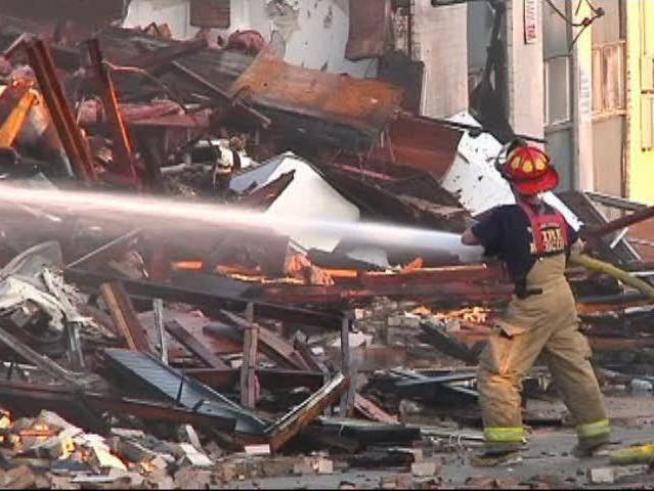 An adult and a child were killed in a fire early Saturday in <a title=