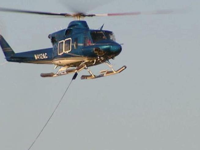 The World's Largest Banner was hoisted aloft Friday in <a title=