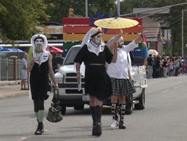 Thousands of revelers take part in <a title=