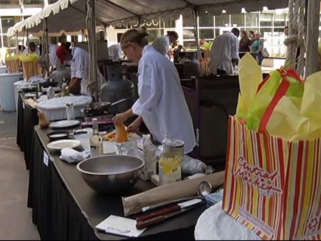 Some of the best chefs in North Texas compete for their dish to be featured at the American Airlines Center.