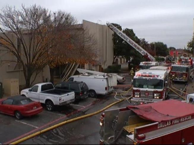 Nine families in North Dallas are forced out of their homes just days before christmas because of fire.