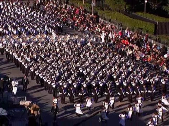 The All Birdville Band marched in the 122nd <a title=
