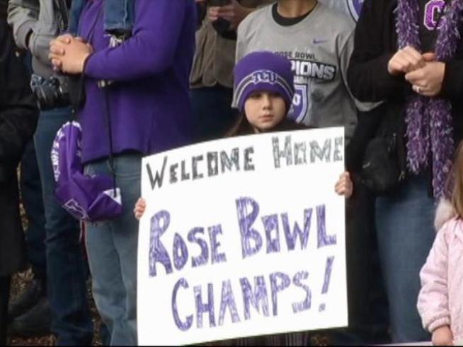 Frog fans welcomed home the <a title=