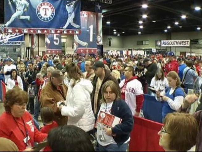 Large crowds packed the 2011 Rangers Fan Fest where both new and old fans got to celebrate their Championship team.