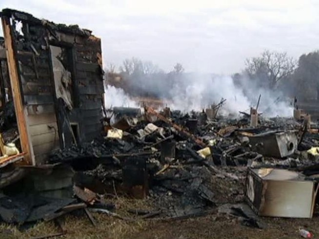 A Wise County family loses everything in a fire three days before <a title=