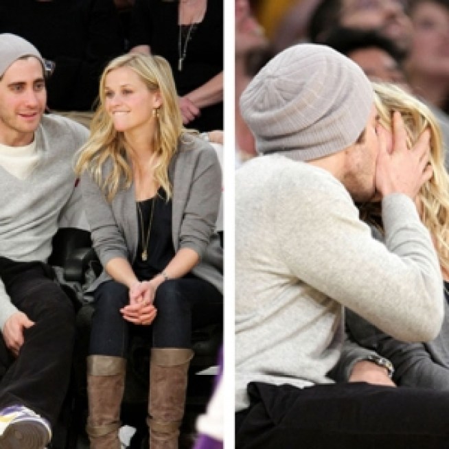 Jake & Reese Caught Kissing At Lakers’ Game