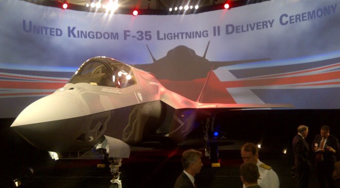 Lockheed Martin officially transferred its first international F-35 fighter jet to the United Kingdom.