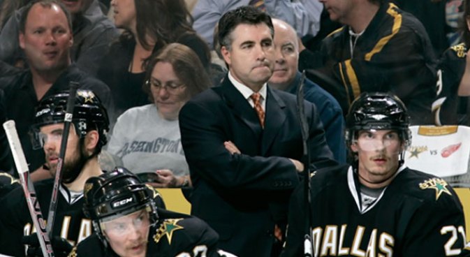 Stars Fire Head Coach Dave Tippett