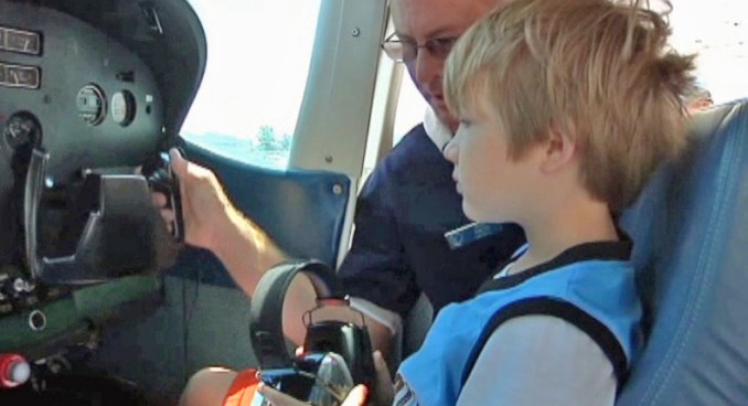 Some young pilots are learning the thrill of flying. Celebrating International Learn to Fly Day at Arlington Municipal Airport.