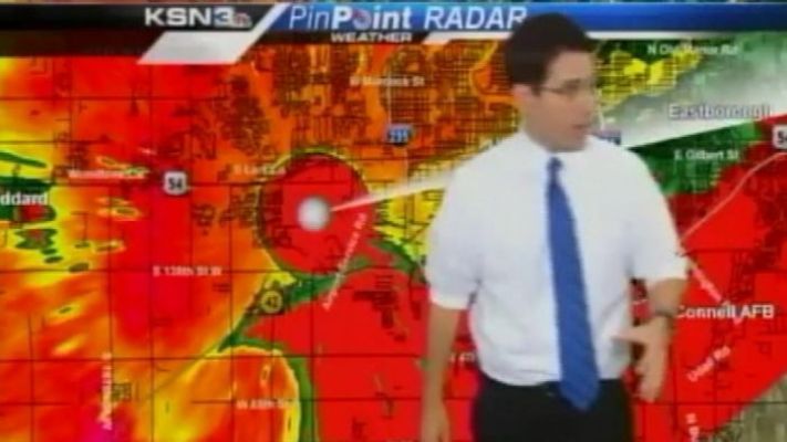 Caught On Cam: Anchors Take Cover