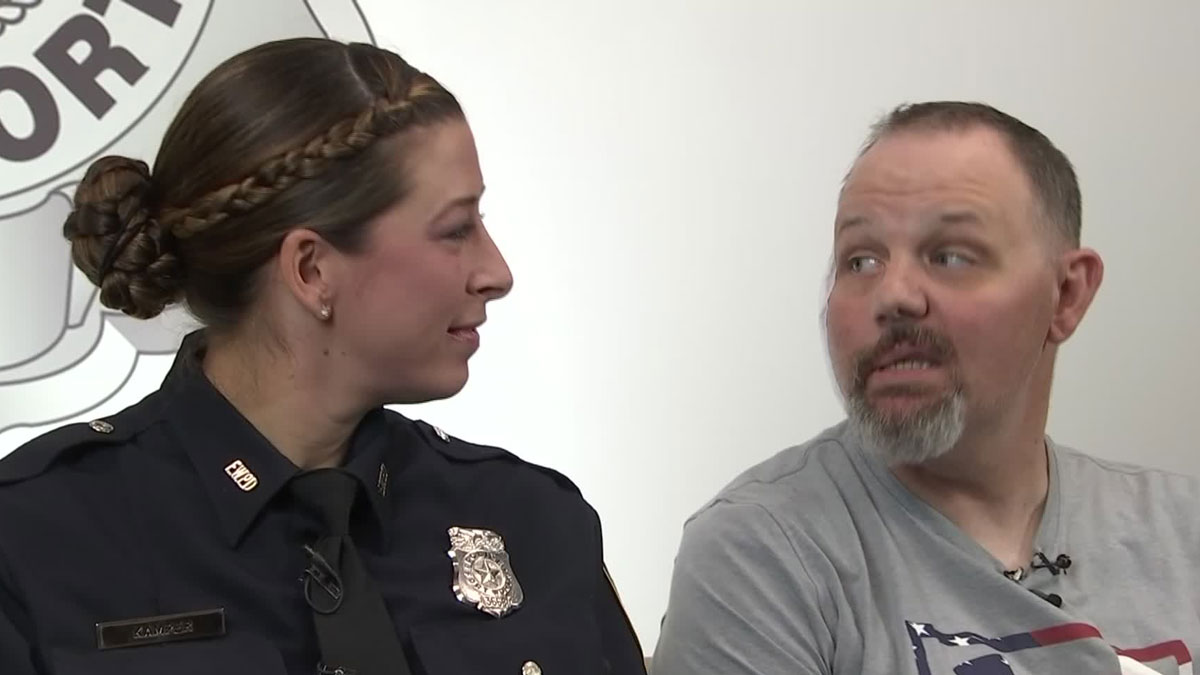 Officer Pearce and Fellow Officer Who Helped Save Him Speak