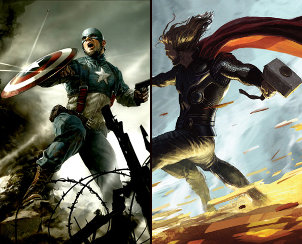 New "Thor and "Captain America" Banners Renew Hope for Awesomeness
