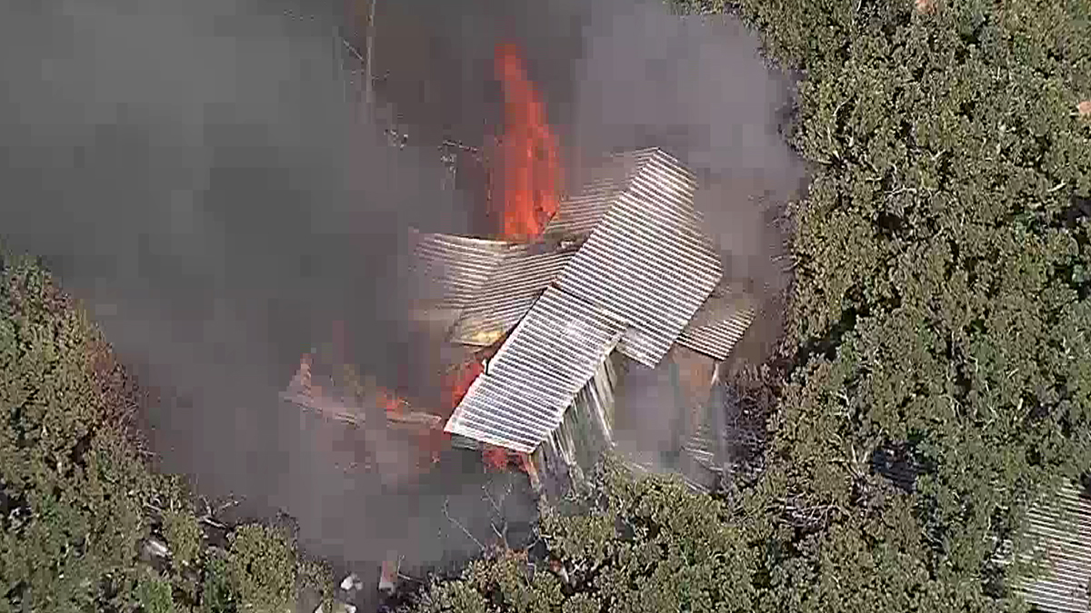 Firefighters Battle Fire at Denton County Residence