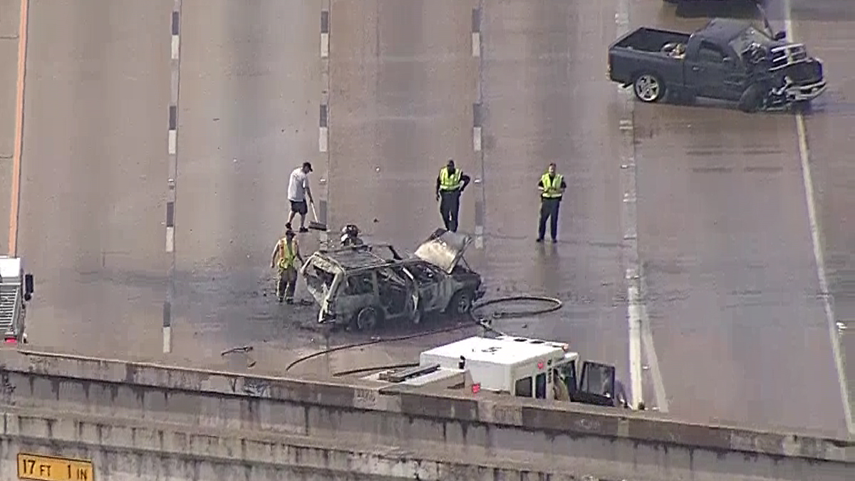 I-35W Reopened Due to Fiery Crash in Fort Worth: MedStar