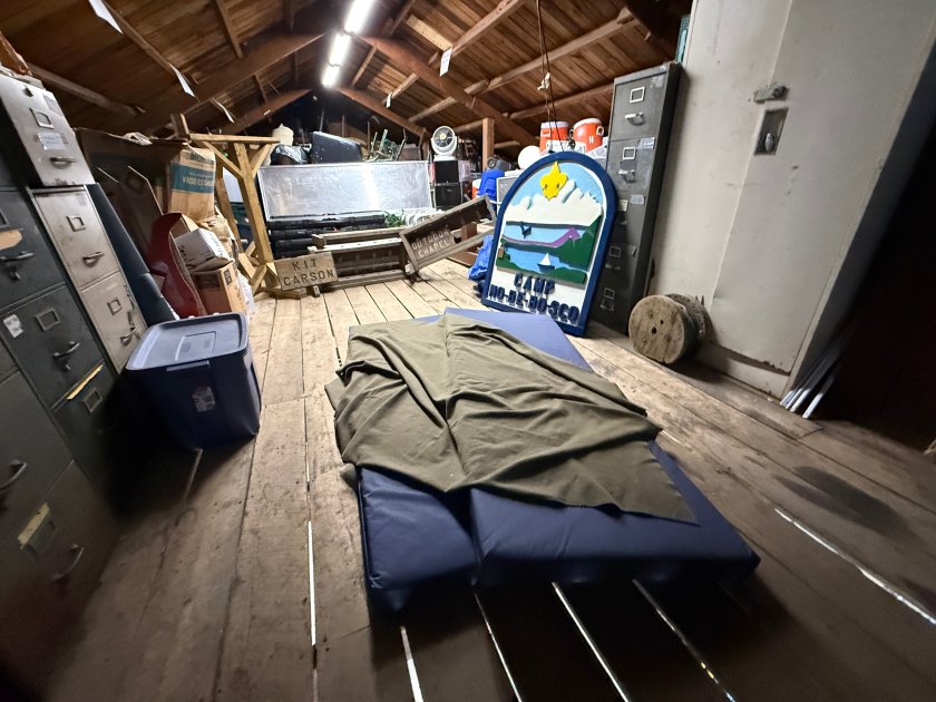Camp Crystal Lake boathouse