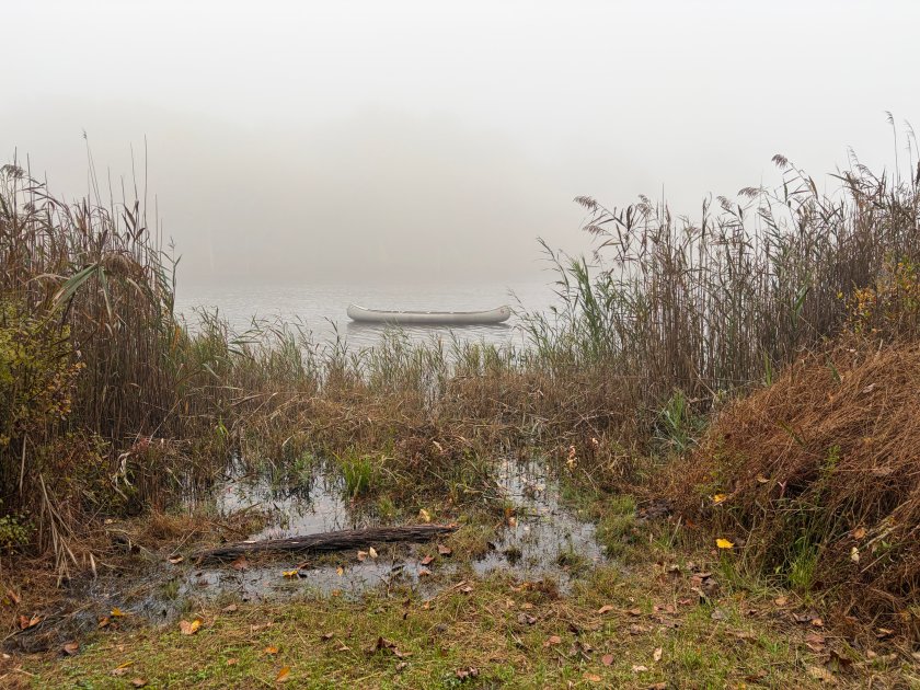 Camp Crystal Lake canoe