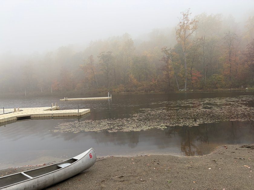 The lake at Camp NoBeBoSco