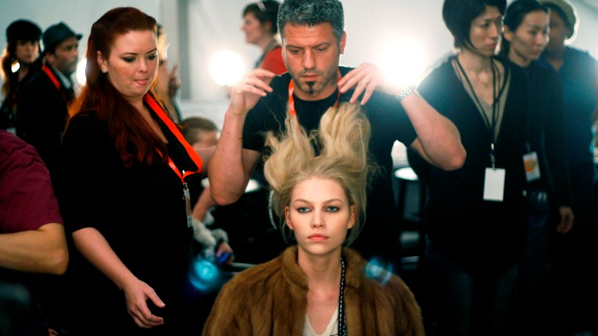 021809 Backstage 11 Fashion Week