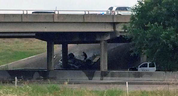 Vehicle Crashes Over Bridge 3 Dead Medstar Nbc 5 Dallas Fort Worth