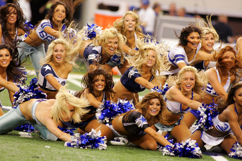 Can you design a different Dallas Cowboys cheerleaders uniform