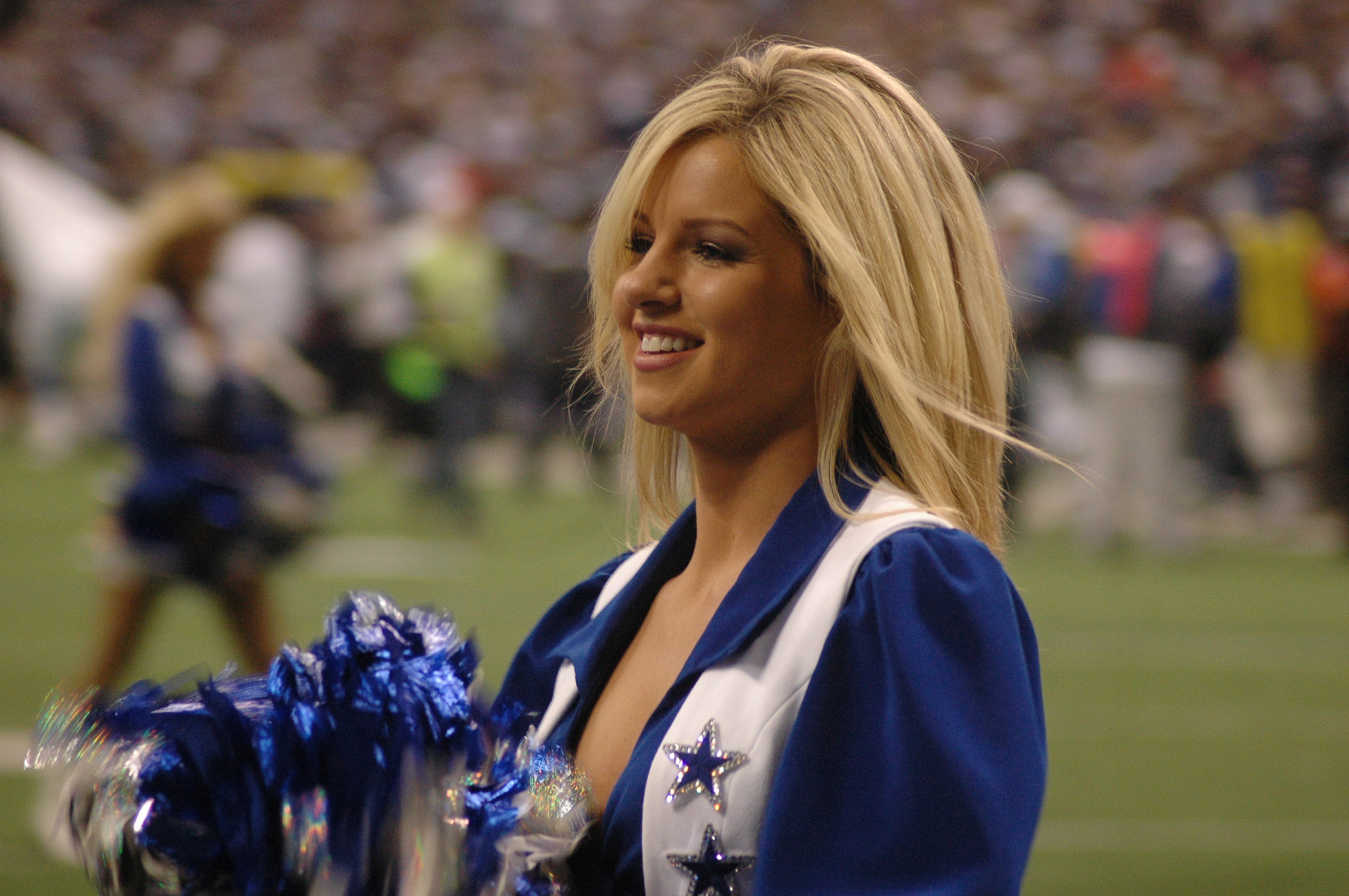 The origin of Cowboys cheerleaders uniforms, which had to be different