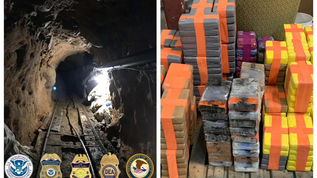 Nearly 30M in Drugs Seized From ‘Sophisticated’ CrossBorder Tunnel