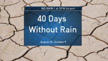 40 days without rain