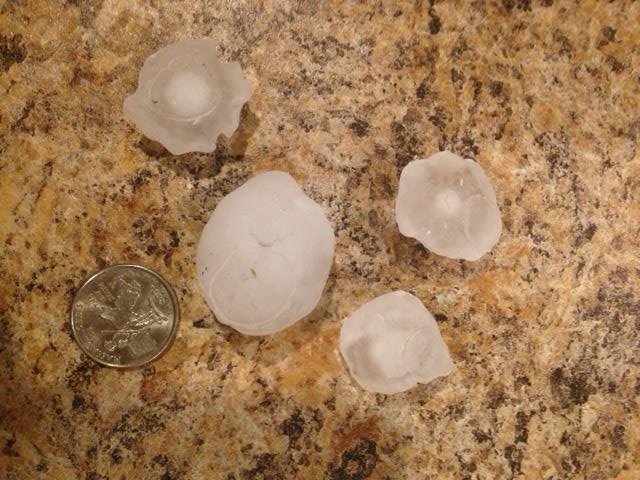 Hail- Lake Worth Texas