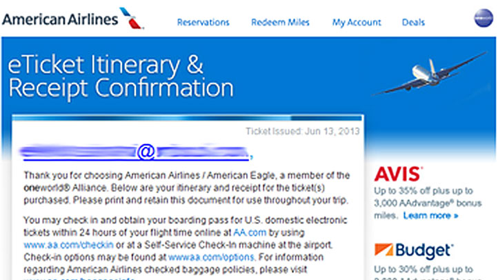 american airlines contact us email