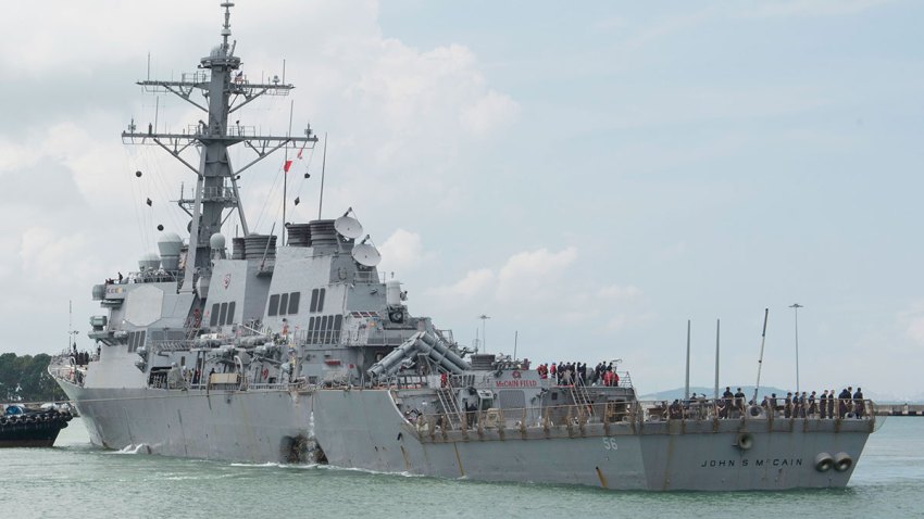 Singapore US Navy Ship Collision