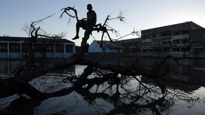 APTOPIX Mozambique Cyclone