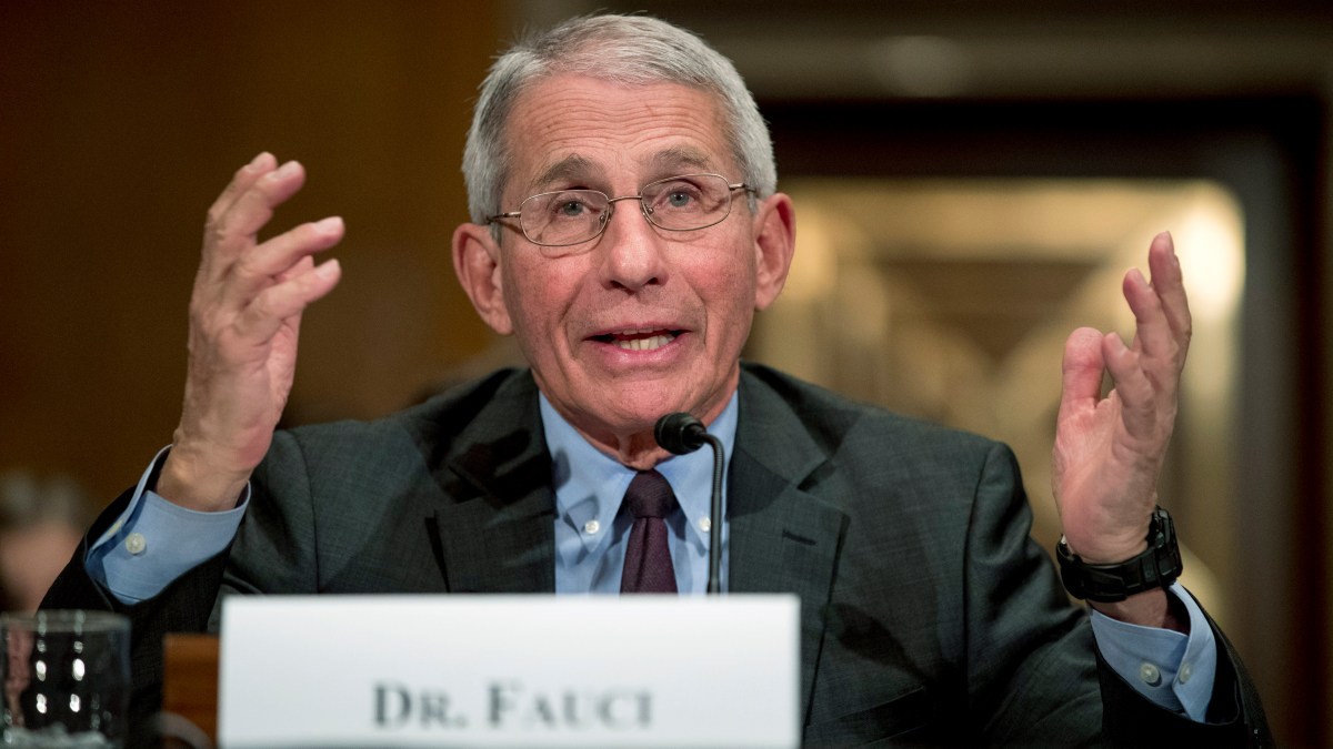 Dr. Anthony Fauci Says There's a Chance Coronavirus ...