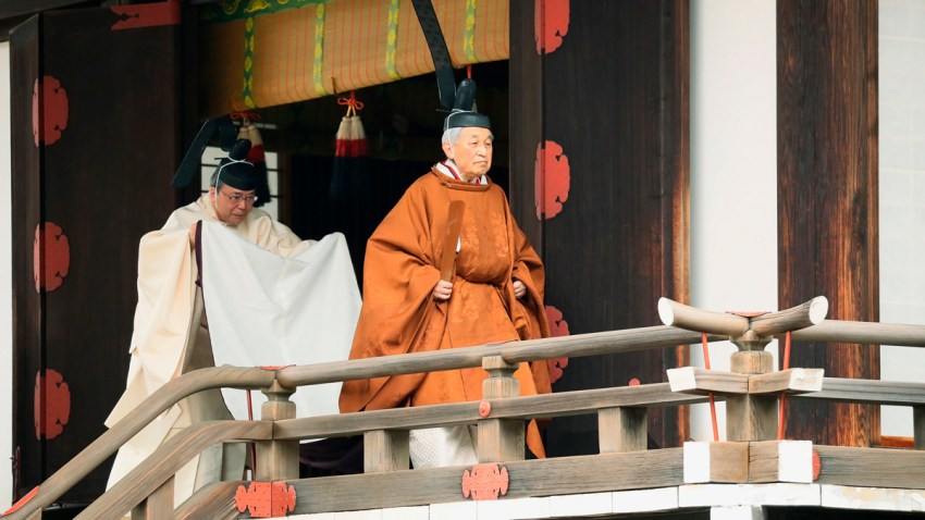 APTOPIX Japan Emperor Abdication
