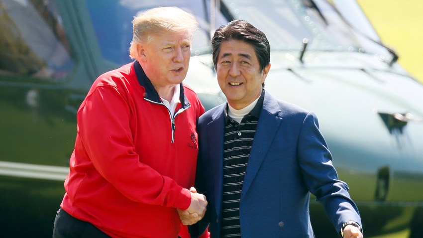 APTOPIX Japan Trump