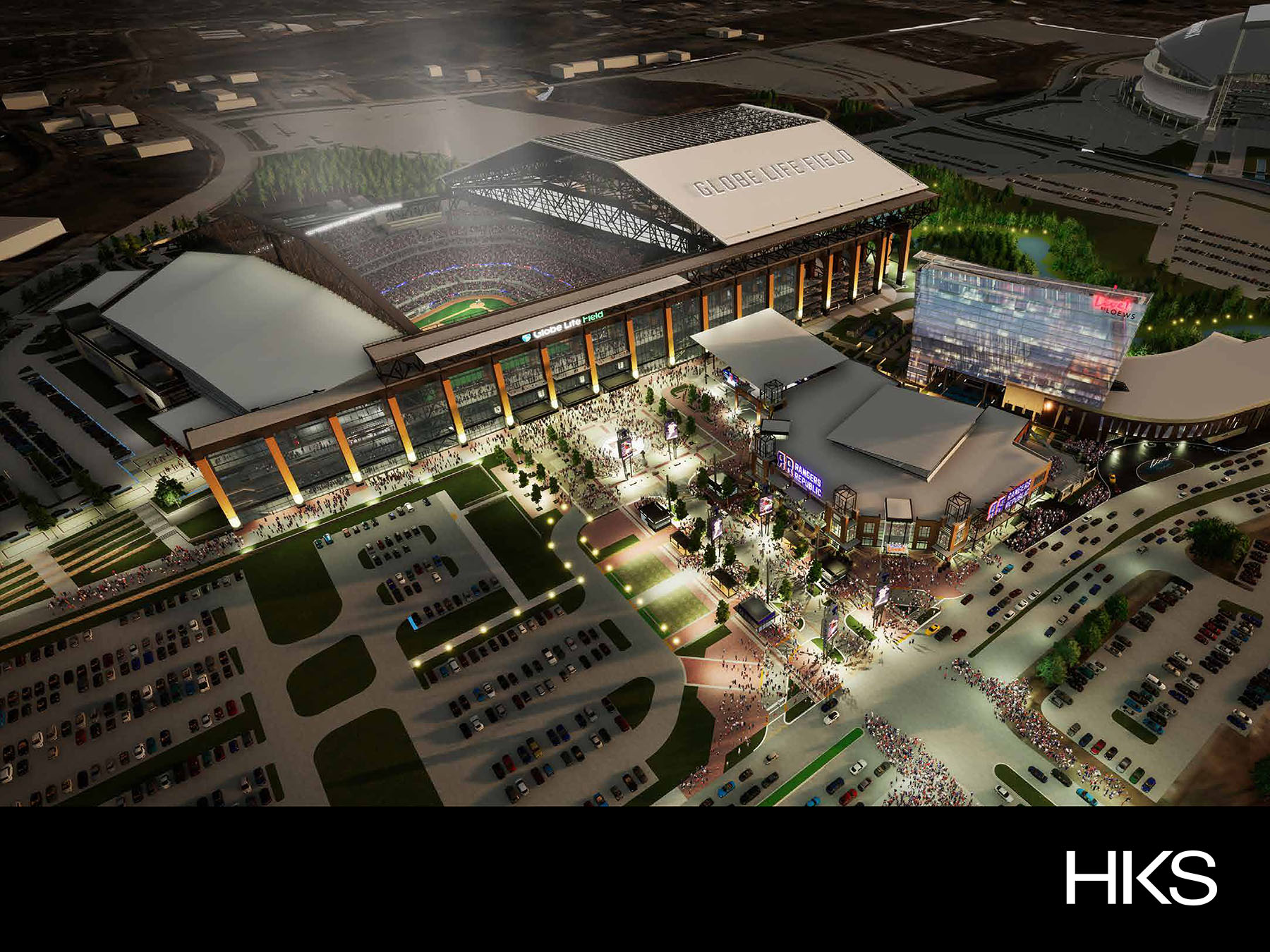 Latest Renderings of the New Globe Life Field NBC 5 DallasFort Worth