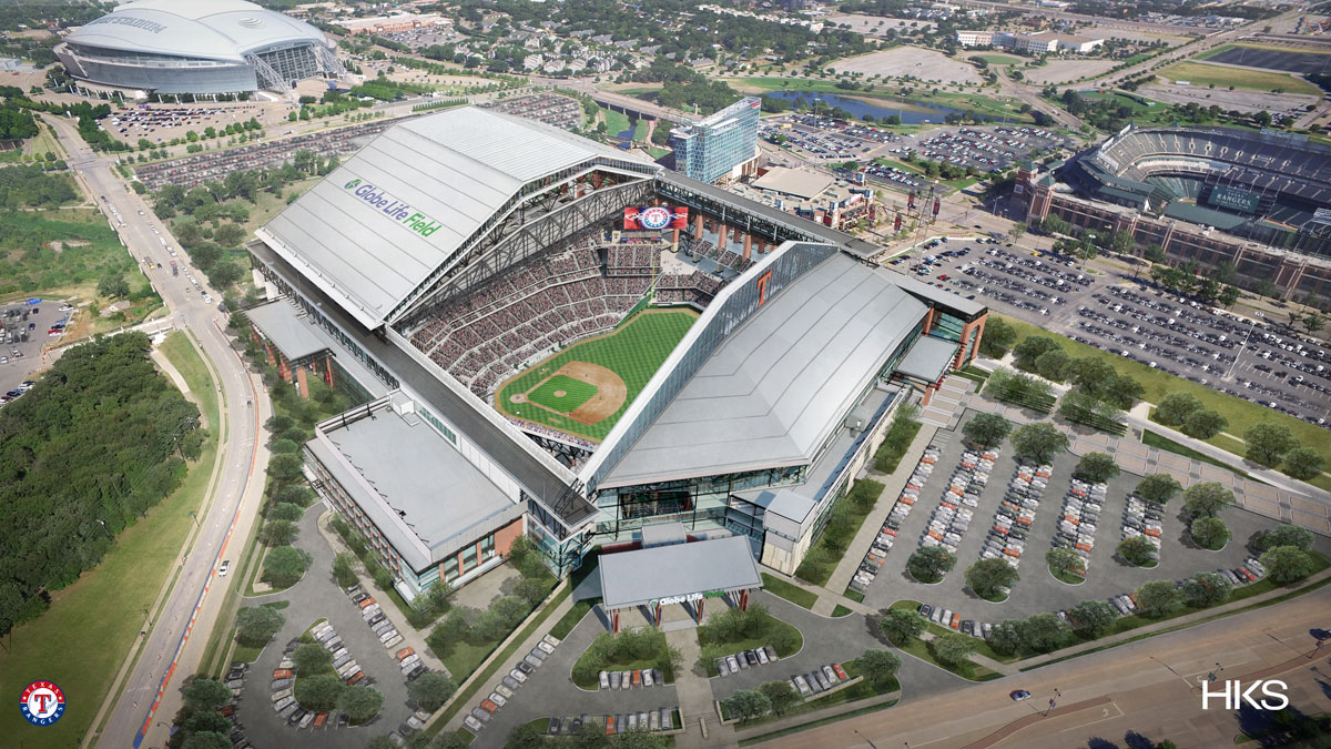 Globe Life Field (new Texas Rangers ballpark), Arlington, TX for Microsoft  Flight Simulator