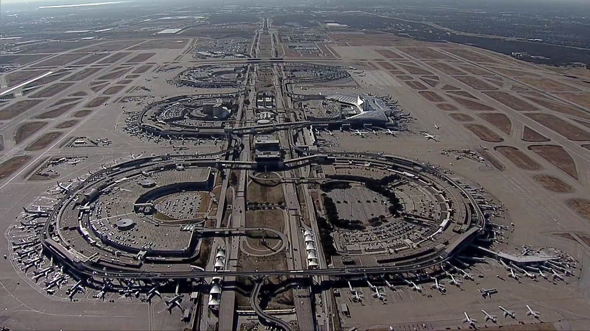 DFW Airport Marks 45 Years Of Flights NBC 5 Dallas Fort Worth   Aerials DFW 