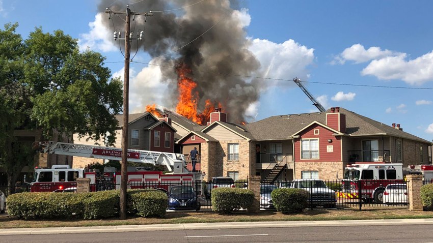 New Arlington Heights Apartment Fire 