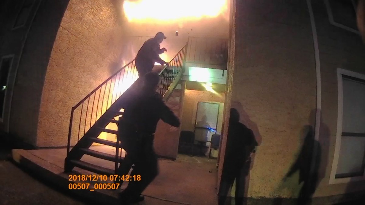 Balch Springs Officers Catch Boy Forced to Jump During Fire NBC 5