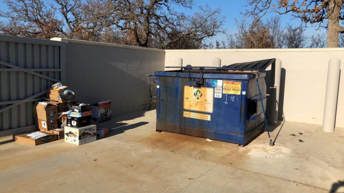 Amazon Packages Found in Bartonville Dumpster Police NBC 5 DallasFort Worth