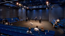 Rendering of the Coppell Arts Center's black box.
